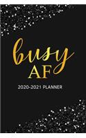 Busy AF 2020-2021 Weekly Planner