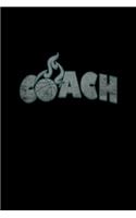 Coach: Hangman Puzzles - Mini Game - Clever Kids - 110 Lined Pages - 6 X 9 In - 15.24 X 22.86 Cm - Single Player - Funny Great Gift
