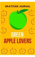 Gratitude Journal for Green Apple Lovers: 107 Pages Gratitude Journal for Apple Lovers with Inspirational Quotes on each page. Ideal Gift for Girls, Boys, Family and Friends.