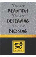58th Birthday Journal