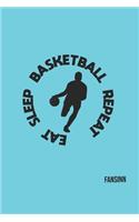 Cool Basketball Eat Sleep Repeat Notebook