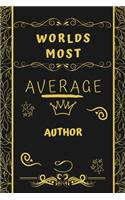 Worlds Most Average Author