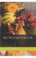 Recipes Notebook