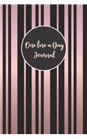 One Line A Day Journal