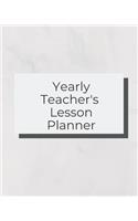 Yearly Teacher's Lesson Planner