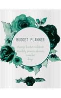 Budget Planner Expense Tracker Notebook. Monthly Finance Planner, Undated, Large