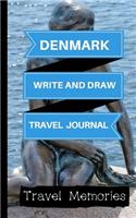 Denmark Write and Draw Travel Journal: Use This Small Travelers Journal for Writing, Drawings and Photos to Create a Lasting Travel Memory Keepsake(1 A5 Travel Journals, Small Travelling Journal, Denmark Travel Book)