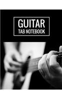 Guitar Tab Notebook: 6 String Guitar Tablature Music Manuscript Paper Staff, 110 Pages, 8.5x11 A4