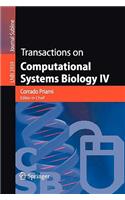 Transactions on Computational Systems Biology IV