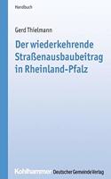 Der Wiederkehrende Strassenausbaubeitrag in Rheinland-Pfalz