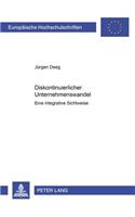 Diskontinuierlicher Unternehmenswandel