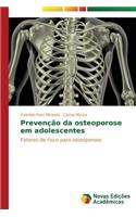 Prevenção da osteoporose em adolescentes