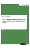 Keller's "Romeo und Julia auf dem Dorfe. Funktion und Darstellung der Institution Familie