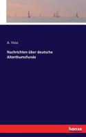 Nachrichten über deutsche Alterthumsfunde
