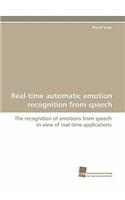 Real-Time Automatic Emotion Recognition from Speech
