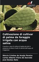 Coltivazione di cultivar di palma da foraggio irrigata con acqua salina
