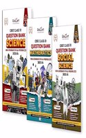 Educart CBSE Class 10 Question Bank SCIENCE, MATHS & SOCIAL SCIENCE For 2023-2024 (Combo of 3 Books)