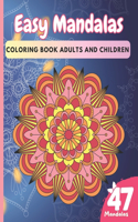 47 Easy Mandalas to Color for Adults and Children