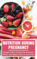 Nutrition During Pregnancy: Recipes While Getting The Nutrients Moms And Babies Need To Feel Great: 9Th Month Pregnancy Diet