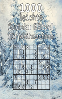 1000 leichte Sudoku Rätsel für Weihnachten