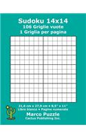 Sudoku 14x14 - 106 Griglie vuote