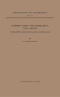 Mesopotamian Mathematics 2100-1600 BC