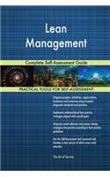 Lean Management Complete Self-Assessment Guide