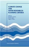 Climate Change and Water Resources Planning Criteria