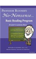 Professor Bloomer's No-Nonsense Basic Reading Program