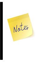 Notes: Sticky Note 150 Page College Ruled Lined Notebook or Journal for All Your Notes, Ideas, Lists, Tasks, and Other Stuff.