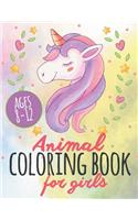 Animal Coloring Book For Girls Ages 8-12