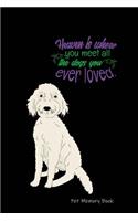 Pet Memory Book: Life With My Dog A Joint Adventure Diary Remembrance Book