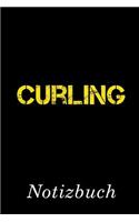 Curling Notizbuch