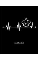 Scout Heartbeat: Journal For Recording Notes, Thoughts, Wishes Or To Use As A Notebook For Scout Lovers, Scout Law And Camping Enthusiasts, Scouting And Campfire Fan