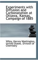 Experiments with Diffusion and Carbonatation at Ottawa, Kansas, Campaign of 1885