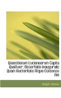 Quaestionum Lucianearum Capita Quattuor