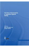 The Role of Governments in Legislative Agenda Setting