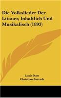 Volkslieder Der Litauer, Inhaltlich Und Musikalisch (1893)