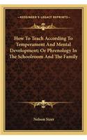 How to Teach According to Temperament and Mental Development; Or Phrenology in the Schoolroom and the Family
