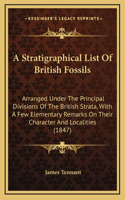 A Stratigraphical List of British Fossils