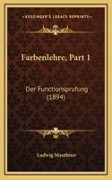 Farbenlehre, Part 1