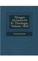 T Binger Zeitschrift Fur Theologie, Volume 1833: (German)
