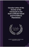 Circular Letter of the Society of the Cincinnati in the State of Rhode Island and Providence Plantations