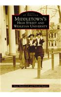 Middletown's High Street and Wesleyan University