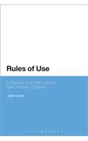 Rules of Use: Language and Instruction in Early Modern England(English)