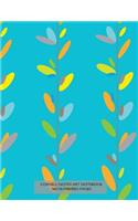 Cornell Notes Art Notebook 160 Numbered Pages