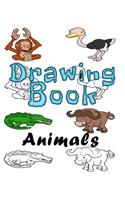 Drawing Book Animals: Dot Grid Journal Notebook