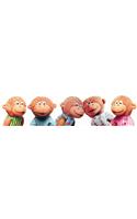 Five Little Monkeys Finger Puppet Playset