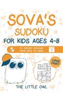 Sova's Sudoku For Kids Ages 4-8