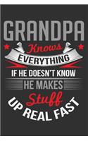 Grandpa Knows Everything If He Doesn't Know He Makes Stuff Up Real Fast